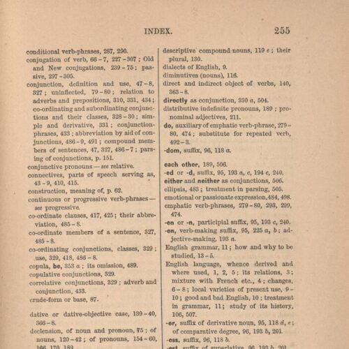 19 x 13 εκ. 2 σ. χ.α. + XII σ. + 260 σ. + 2 σ. χ.α., όπου στο φ. 1 κτητορική σφραγίδα CPC 